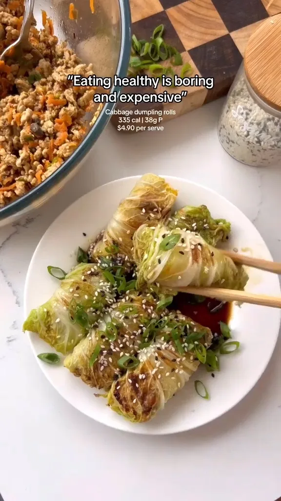 Cabbage Dumpling Rolls