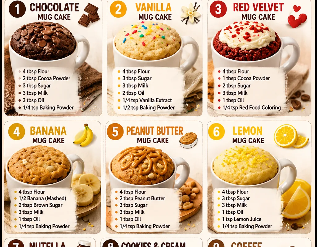 easy mug cake recipe
