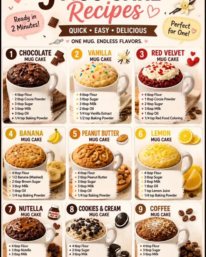 easy mug cake recipe