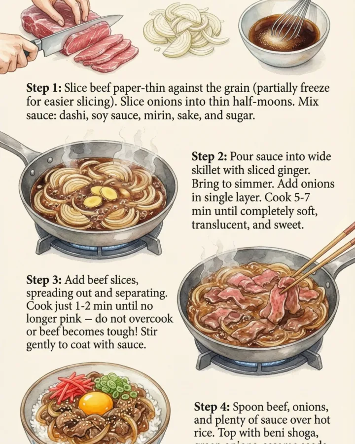 japanese gyudon recipe