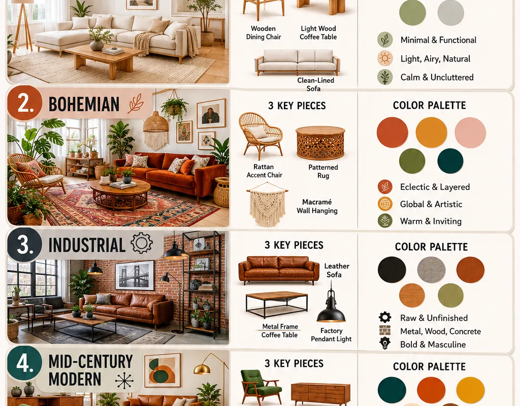room style guide infographic