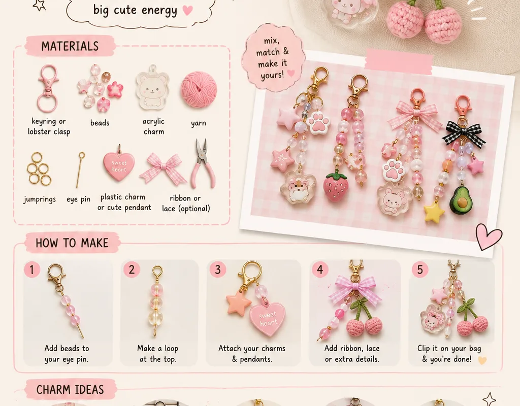 diy bag charms