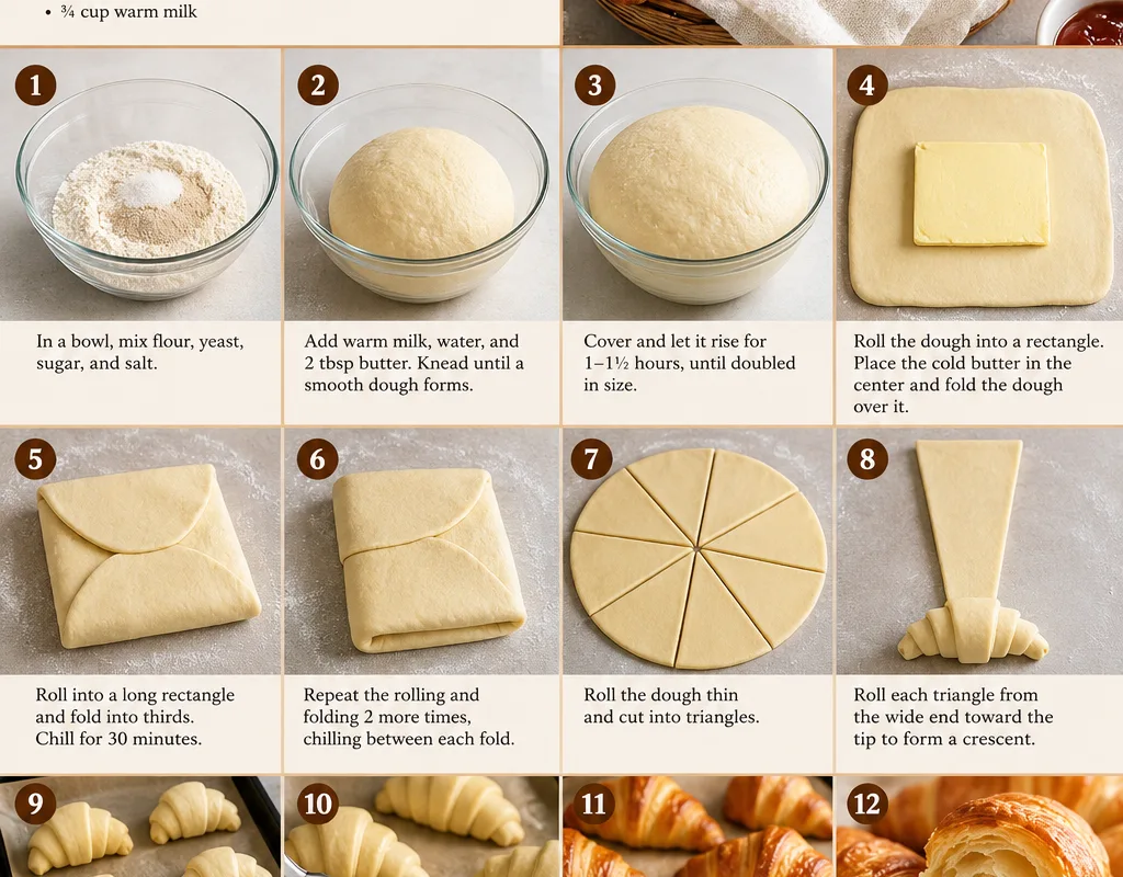 homemade croissant recipe