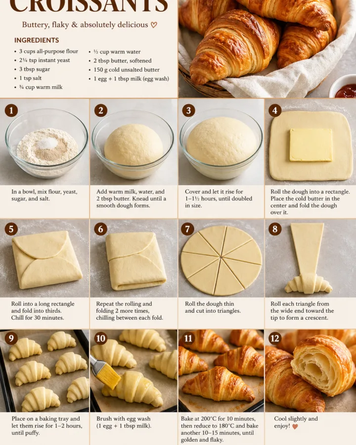 homemade croissant recipe