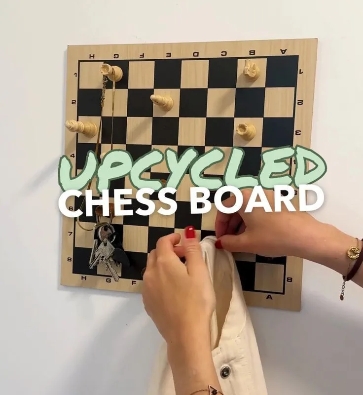 upcycle old chess board