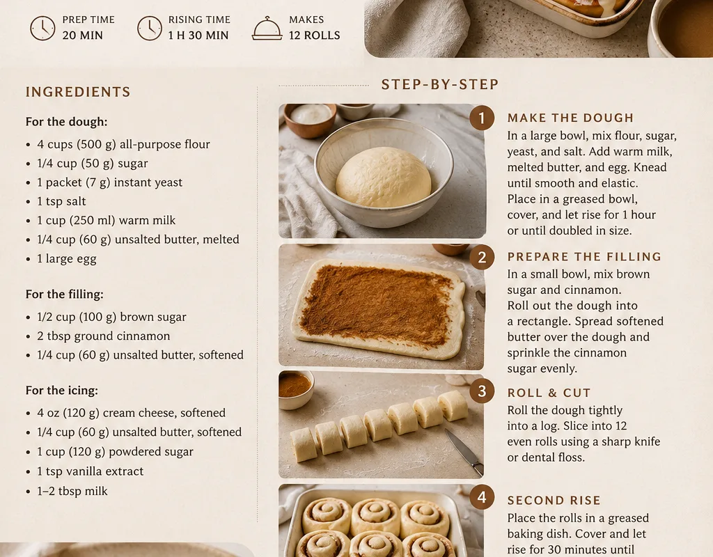 easy cinnamon rolls recipe