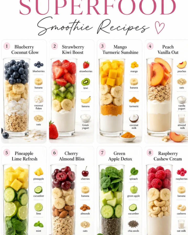 healthy superfood smoothie recipes with oats