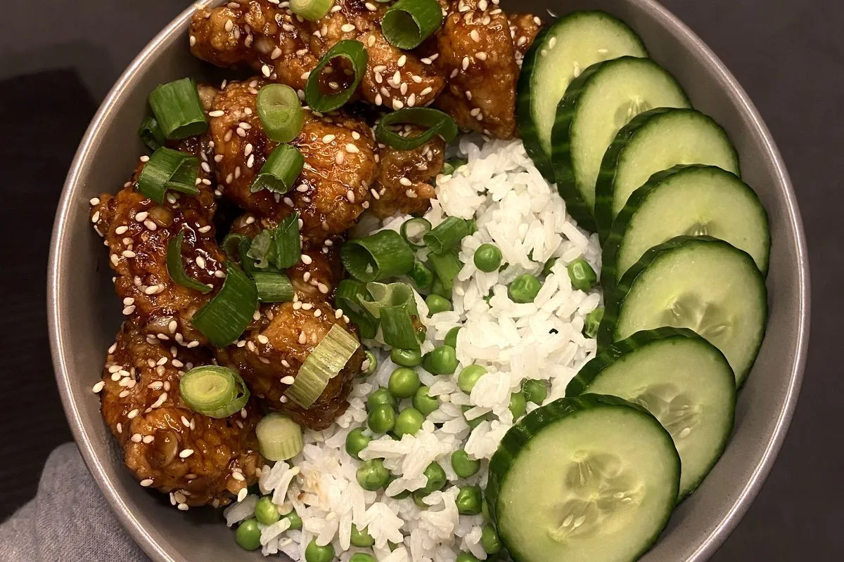 cucumber beef rice bowl recipe