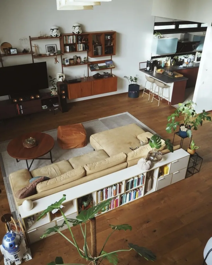 midcentury modern living room