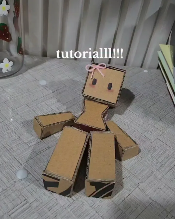 cardboard doll tutorial