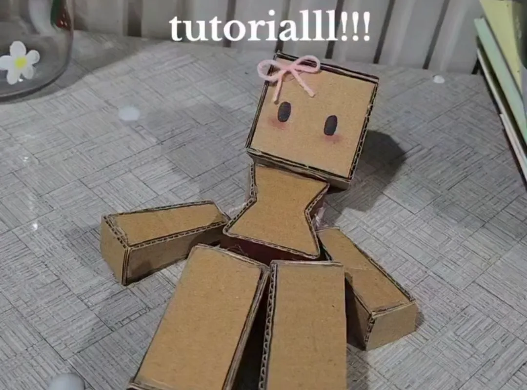 cardboard doll tutorial