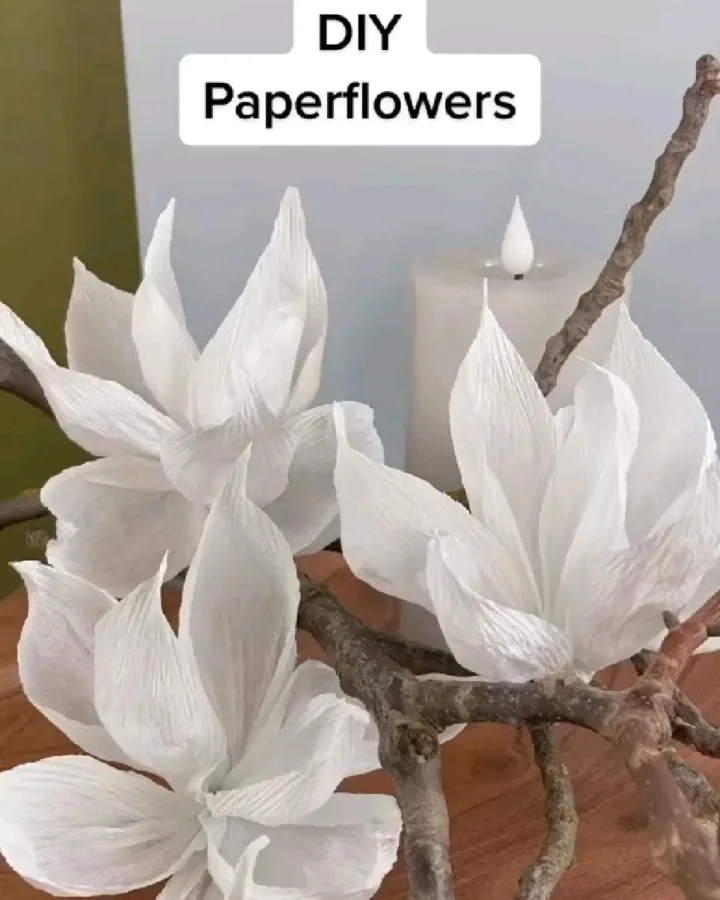 handmade tissue paper flowers