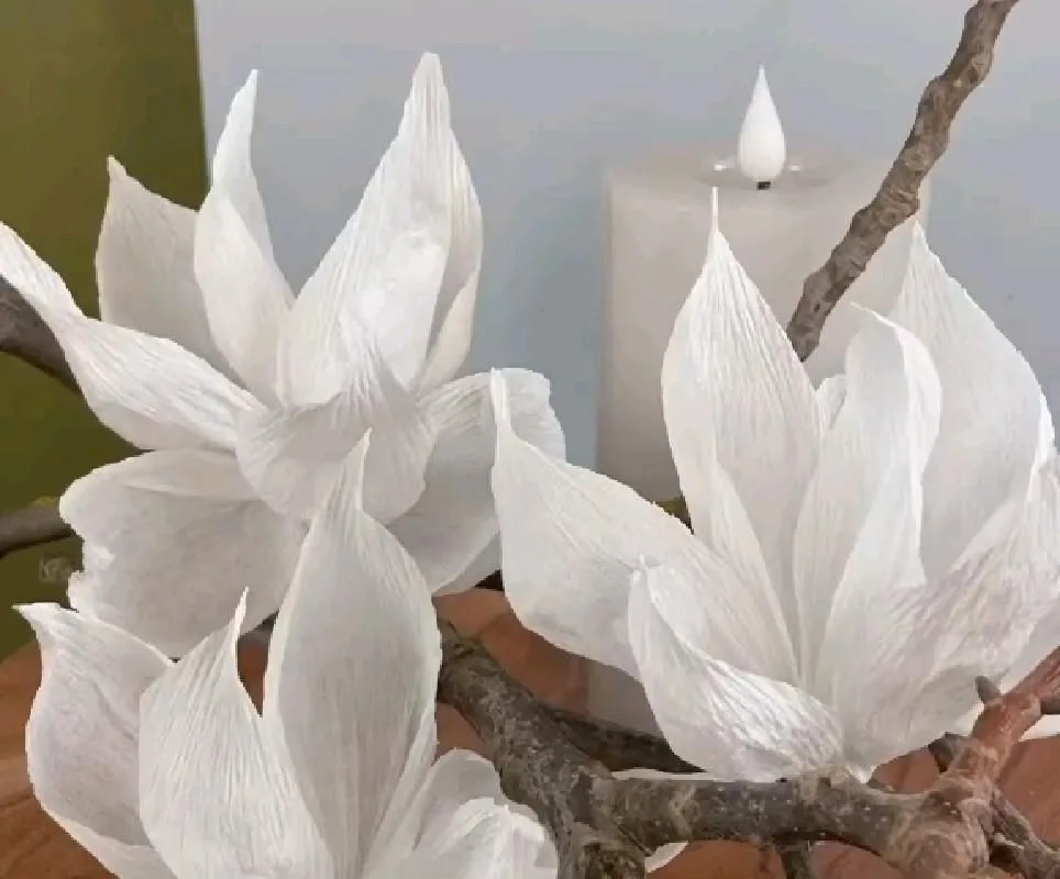 handmade tissue paper flowers
