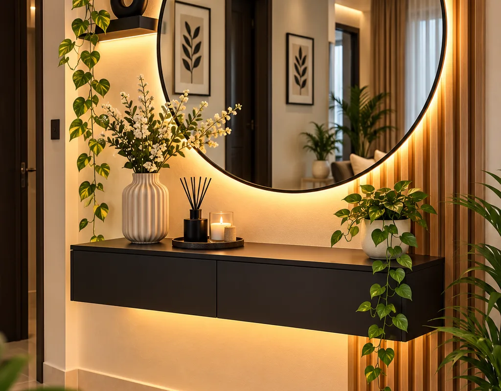 modern mirror wall decor