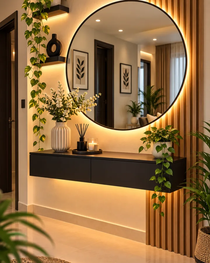 modern mirror wall decor