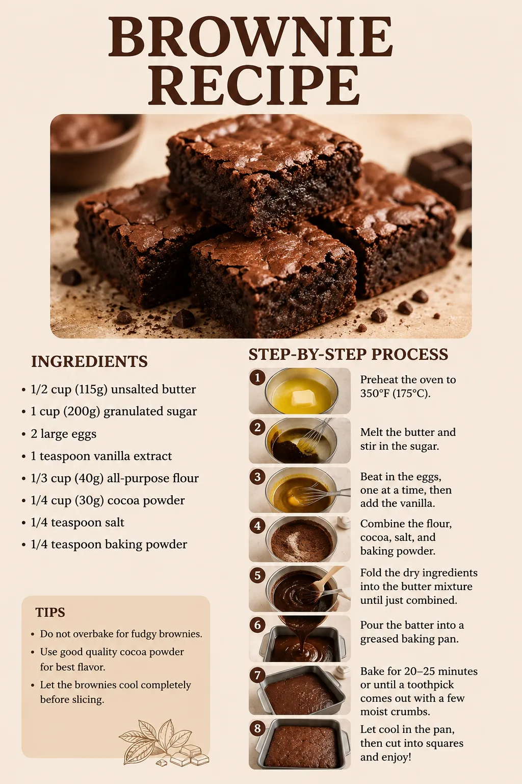 Chocolate Brownie Recipe