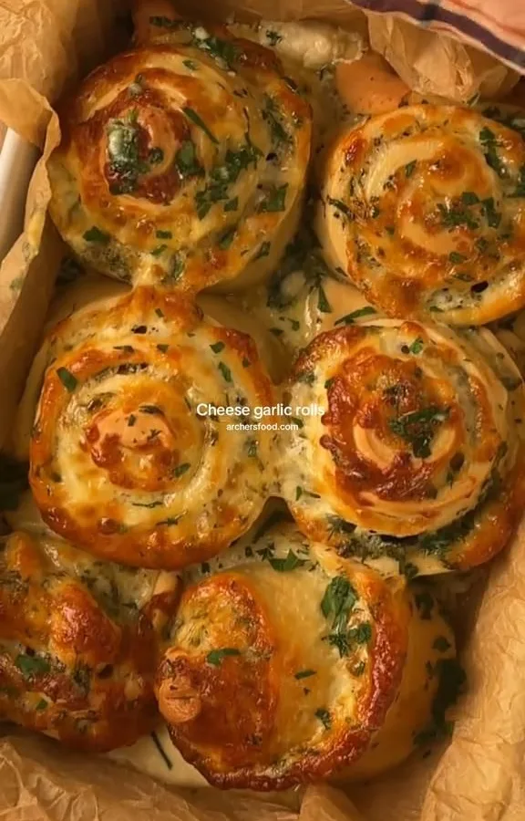 cheese garlic rolls recipe