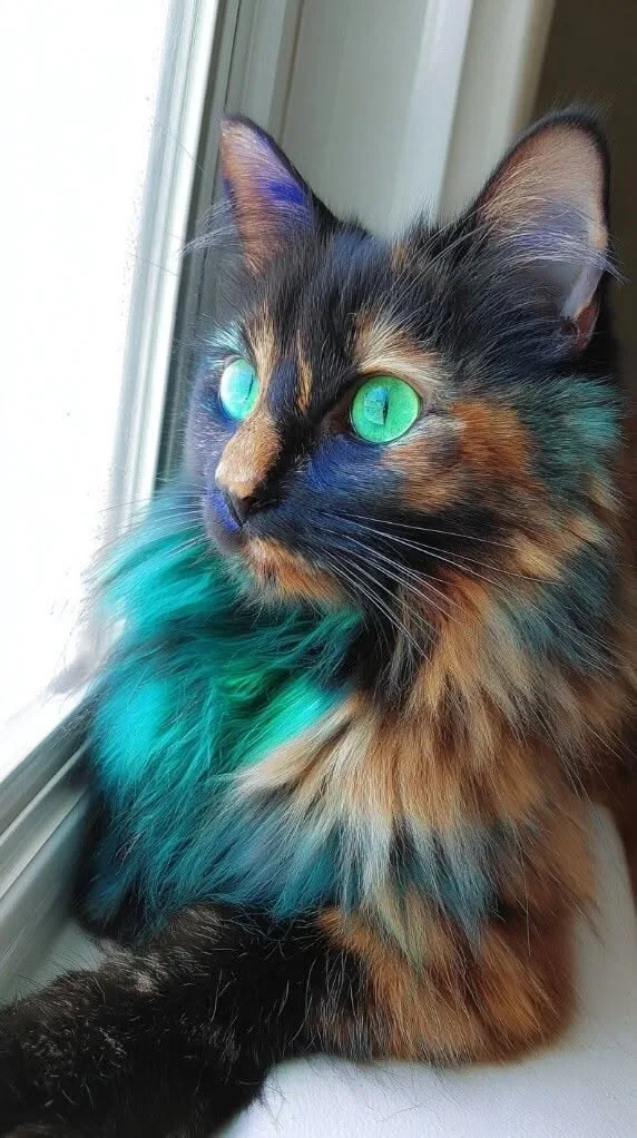 colorful pretty kitty coat colors