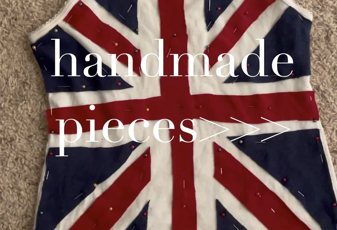 handsewn union jack cami