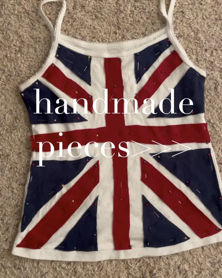 handsewn union jack cami