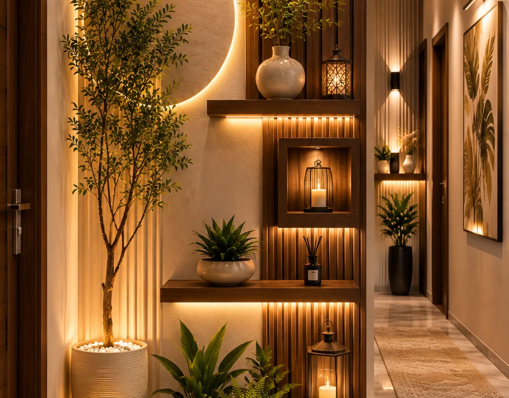 modern luxury entryway decor