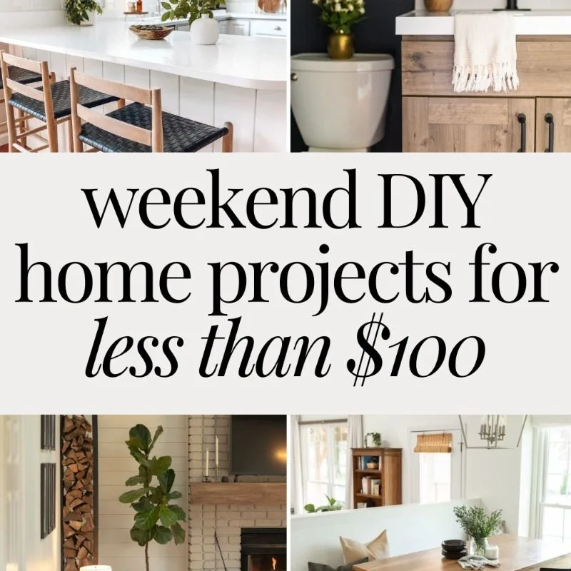 weekend diy projects under 100