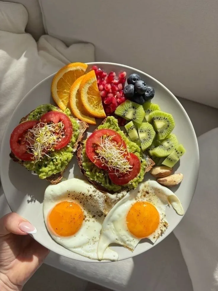 Colourful Healthy Breakfast Platter