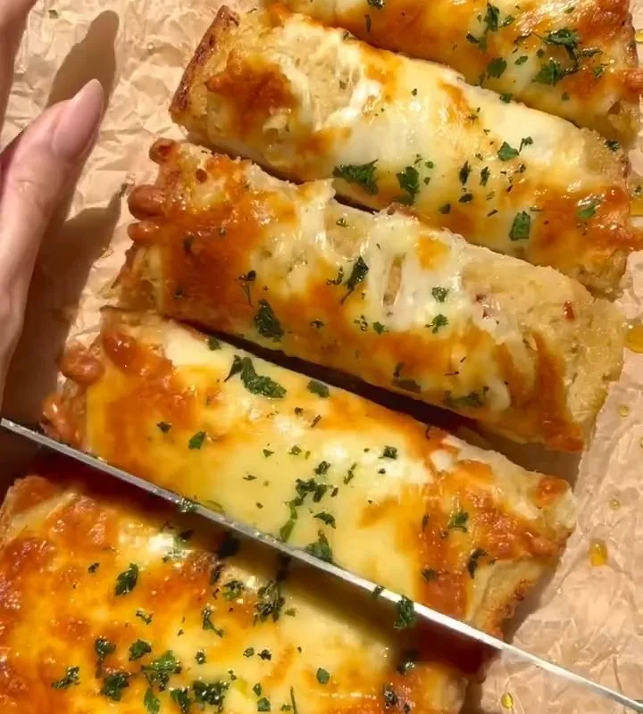 roasted shallot and garlic bread