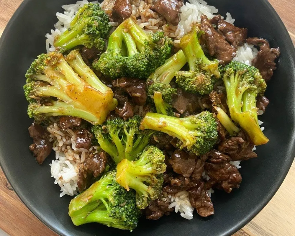 quick beef and broccoli stir fry