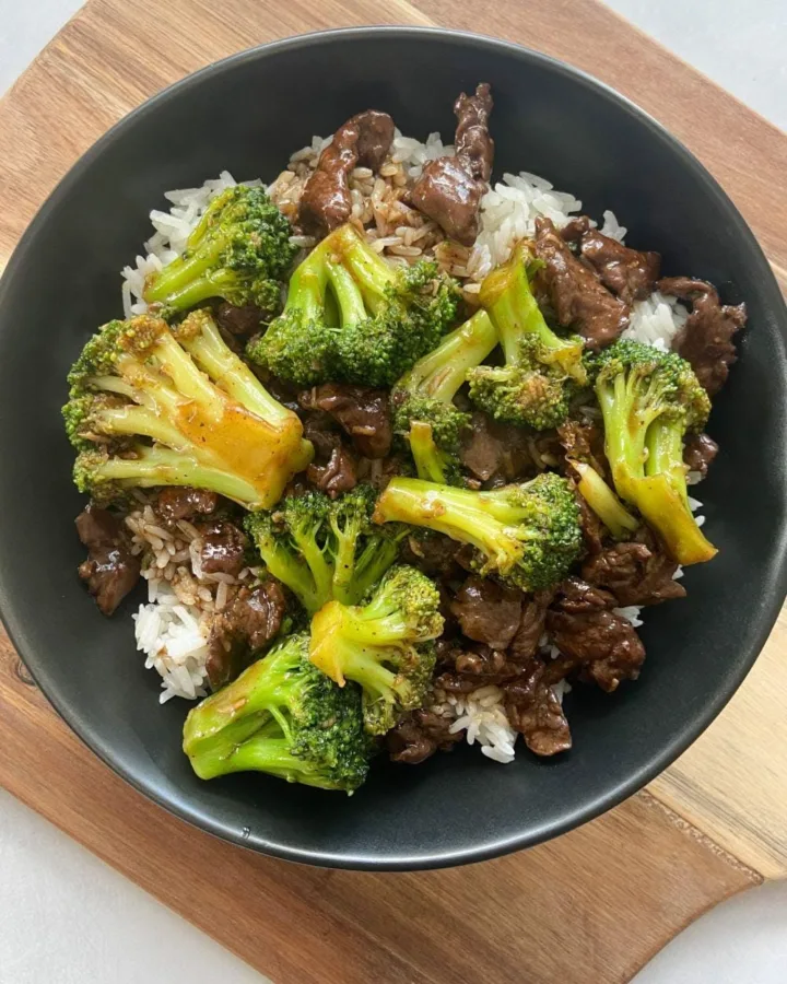 quick beef and broccoli stir fry