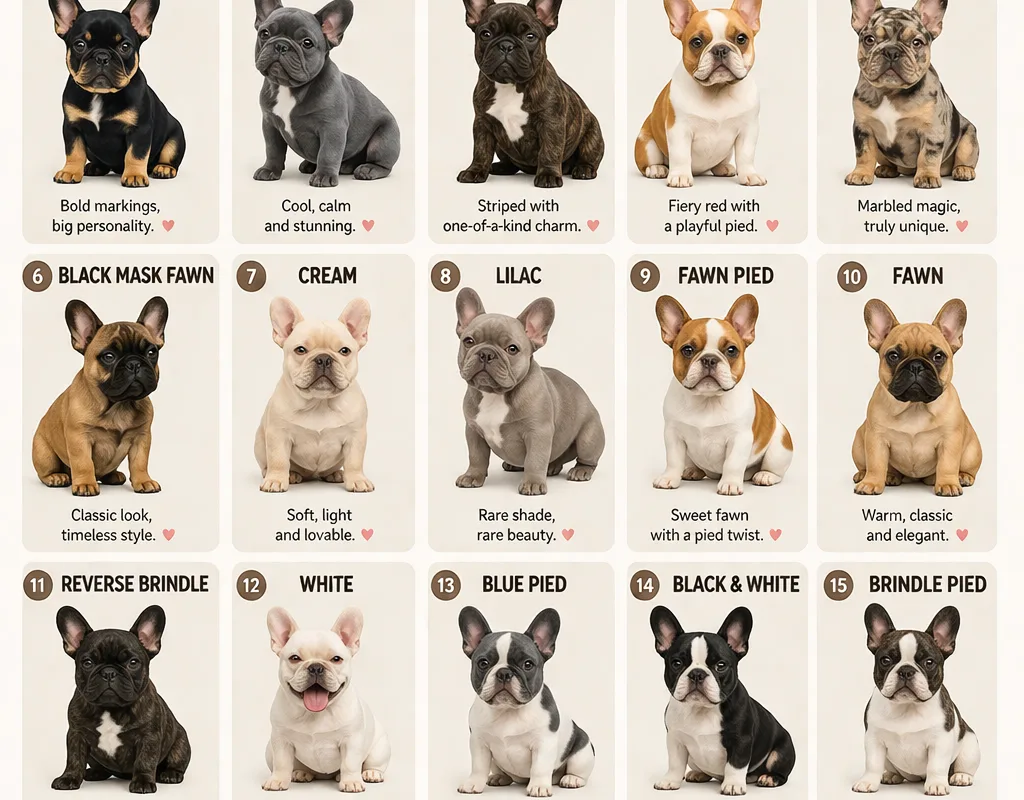 french bulldog colors