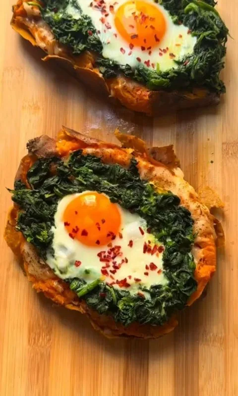sweet potato stuffed boats recipe