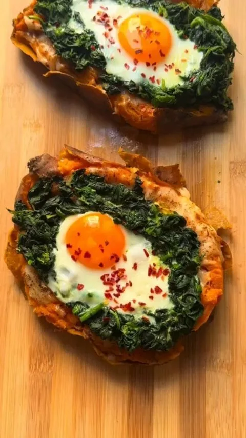 sweet potato stuffed boats recipe