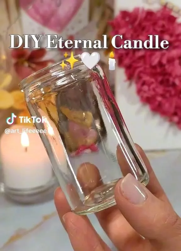 diy eternal candle