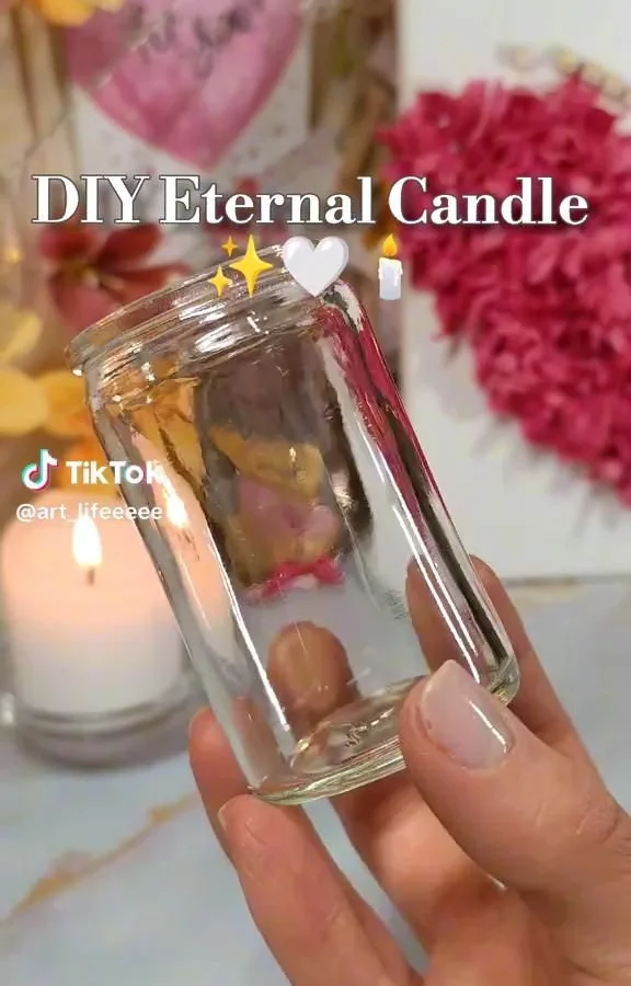 diy eternal candle
