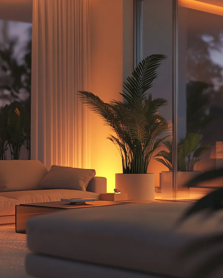 cozy modern living room