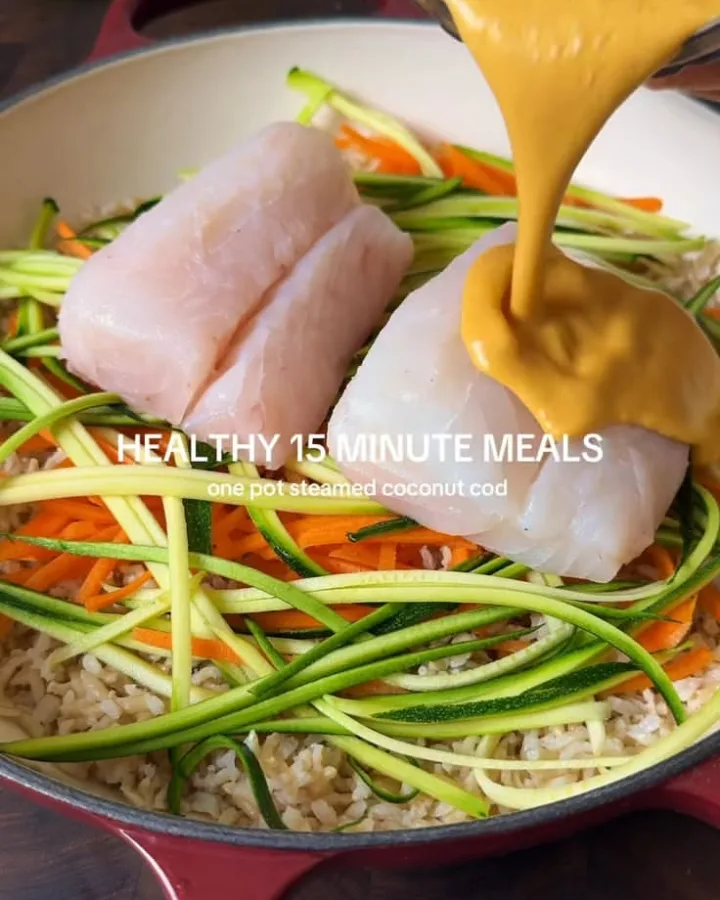 thai coconut cod curry