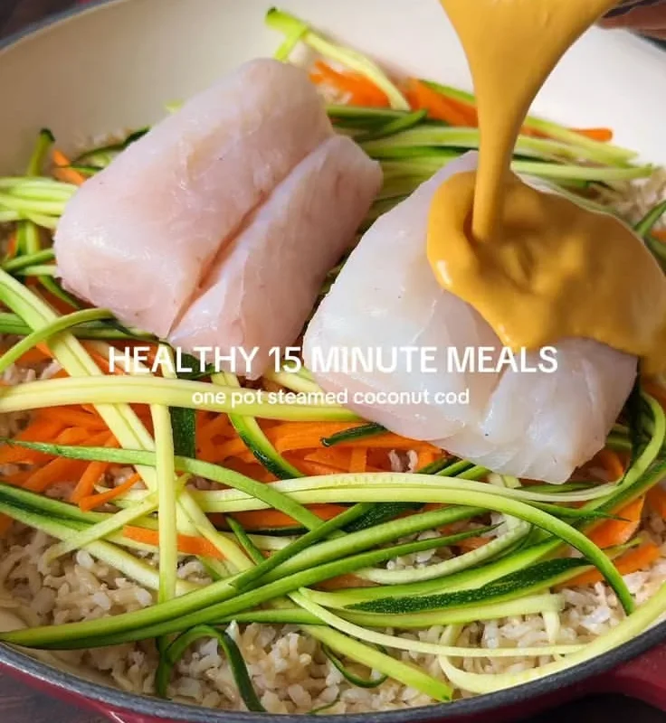 thai coconut cod curry