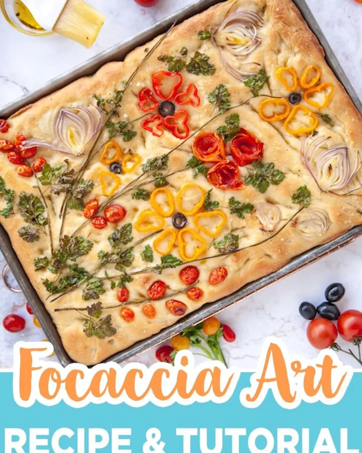 focaccia bread art recipe