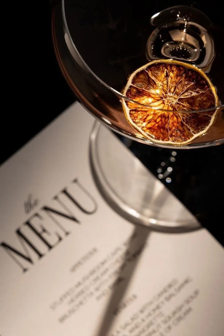 Citrus Rosé Spritz with Orange Slice Garnish