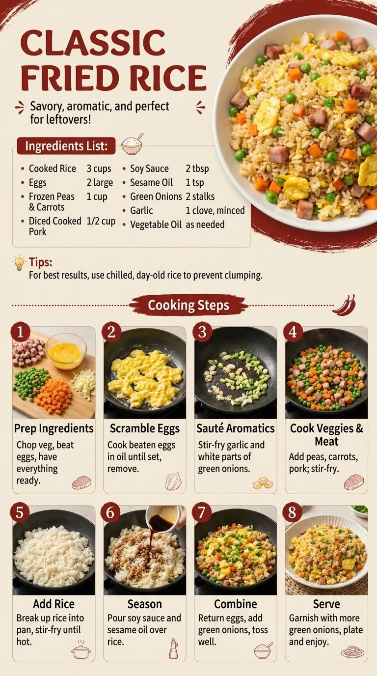 Classic Fried Rice: 30-Minute Leftover Rice Recipe